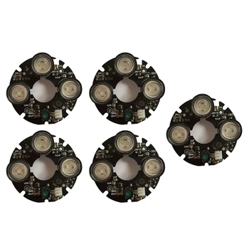 5X 3 Matrica IR Led Vietoje Šviesos Spindulių 3X IR LED Valdybos CCTV Kameros, Naktinio Matymo (Skersmuo-53Mm)