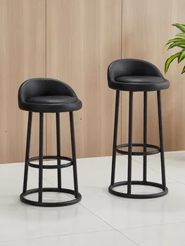 Baro kėdės, modernaus ir minimalistinio atlošo aukšti kėdžių, baro kėdžių, geležies baro kėdžių, baro kėdžių, aukštos taburetės, aukštos taburetės