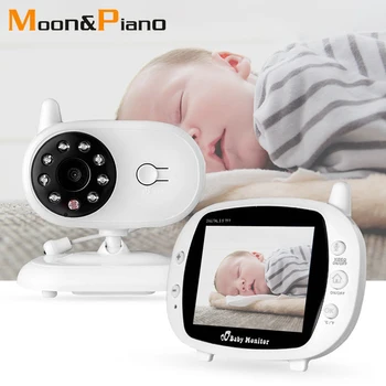 Belaidžio 3.5 colių kūdikių kamera vaikas securety naktinio matymo prietaisas stebėti Temperatūros Muzikos Balso Domofonas Stebėsena, Priežiūra,