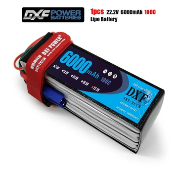DXF 2S 3S 4S, 6S Lipo Baterijos 7.4 V, 11.1 V 15.2 V, 14.8 V 22.2 V 6000mah 5200Mah 7000Mah 6500mAh 6200mAh 6750mAh 8000mAh 8400mAh RC Automobilių