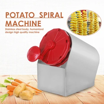 ITOP Daugiafunkcinis Bulvių Bokštas Mašina, Bulvių Cutter Su 3 Peiliukai Kelis Pjovimo Formų Bulvių Spiralės Cutter Bulvių Slicer