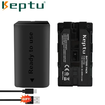 KEPTU USB, Baterija NP-F750 NP F750 NP-F770 fotoaparato baterija, 5200mah Sony CCD-TRV35,CCD-TRV940 Serija