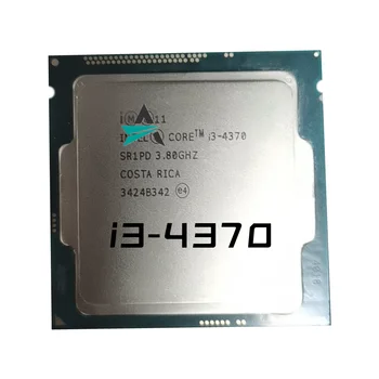 Naudojami Core I3-4370 I3 4370 CPU Procesorius LGA 1150 3,8 GHz) 22nm nm 55W i3 4370 Nemokamas Pristatymas