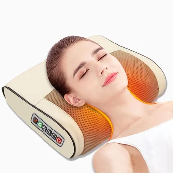 Tendencijos produktų 2023 naujų importuotojų Elektra Šildomas Kaklo Massager Nugaros Skausmo Terapija Minkymo Shiatsu Masažo Pagalvė