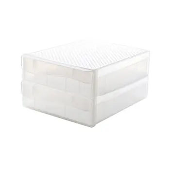Tinklelis Kiaušinių Laikymo Dėžutė Virtuvės Šaldytuvas Laikymo Dėžutė Kiaušinių Laikymo Dėžutė Stačiakampio Formos Skaidrus Skyriaus Dėžutė Su Dangčiu Kiaušinių Dėžutę